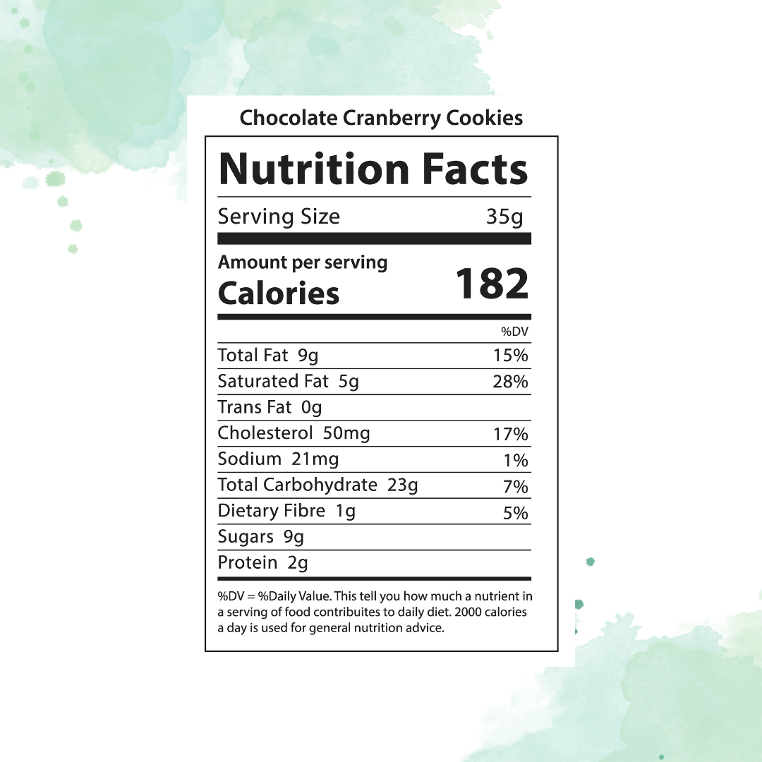 Chocolate Cranberry Cookies