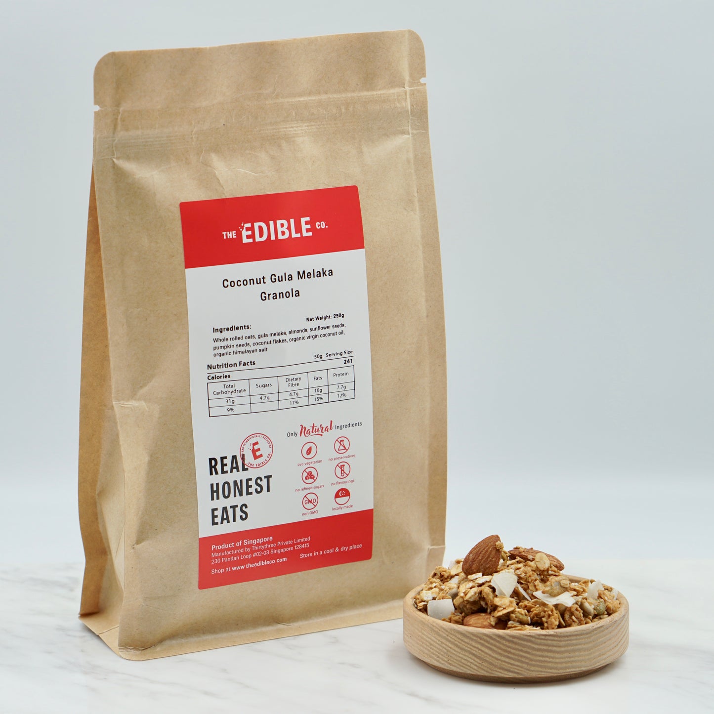 Coconut Gula Melaka Granola