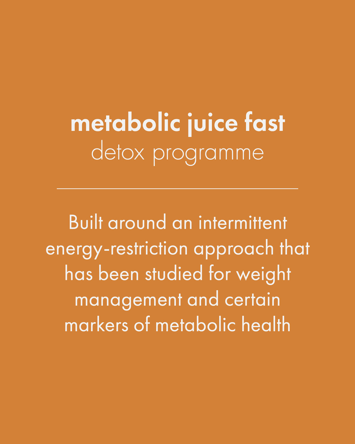 5:2 Metabolic Juice Fast (2 Days)