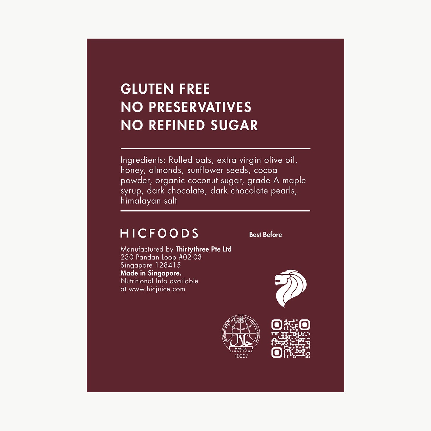 Ecuador Dark Chocolate Granola