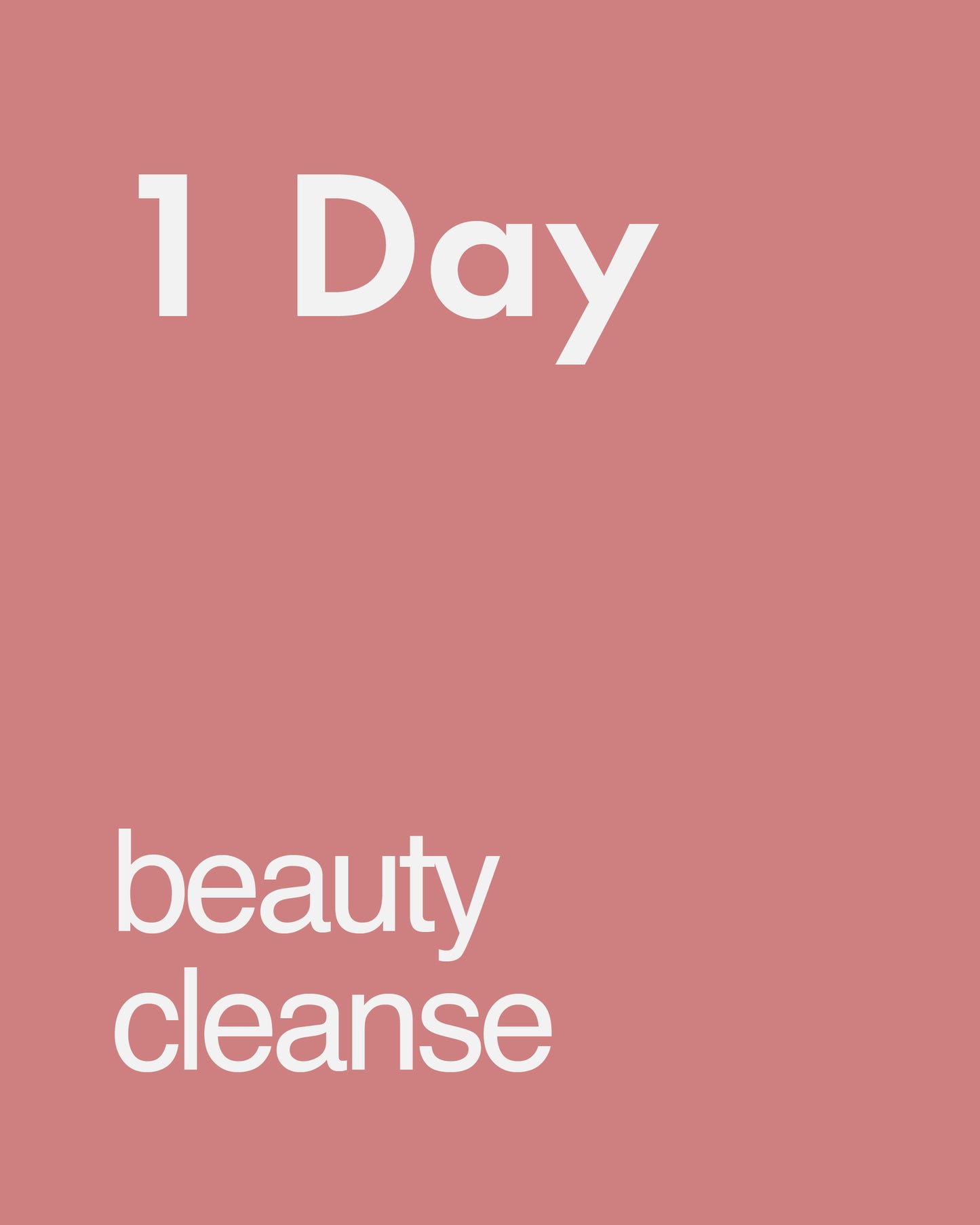Beauty Cleanse (1 Day) (Test)