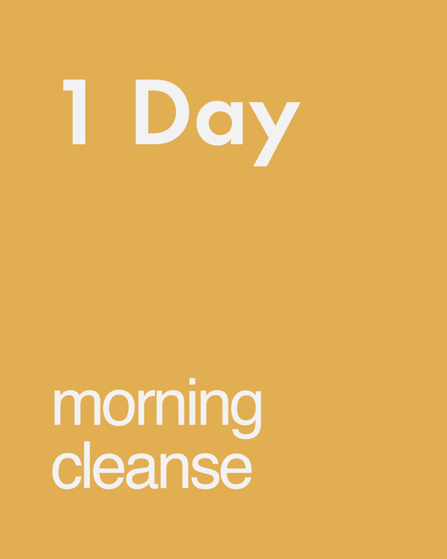 Morning Cleanse (1 Day) (Test)