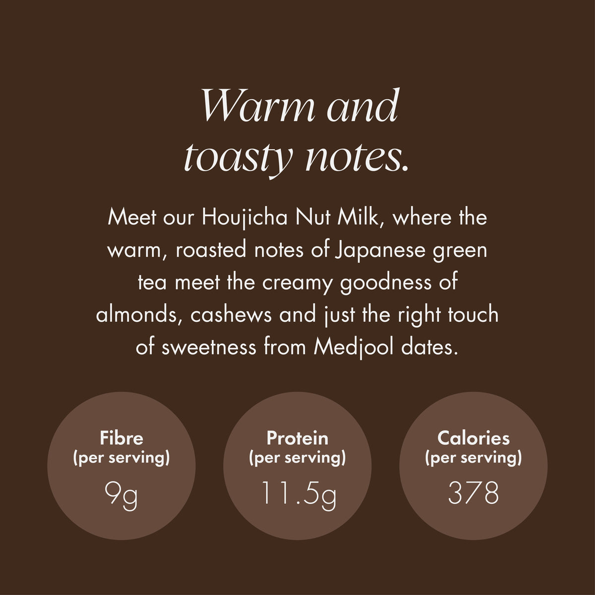 Houjicha Nut Milk