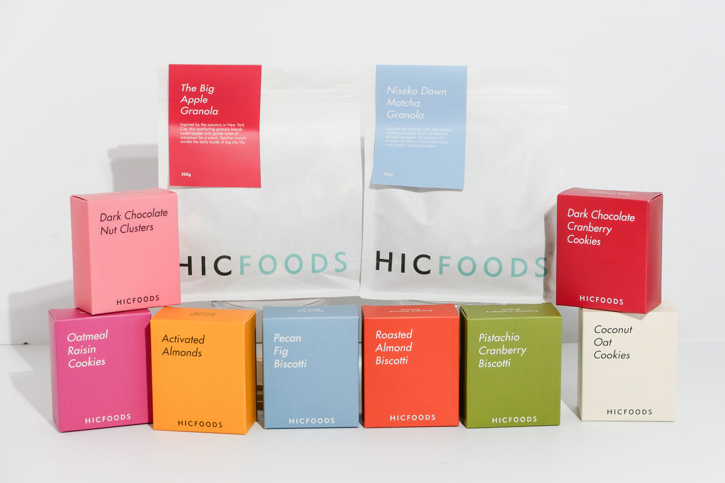 8 Snack Packs & 2 Granolas
